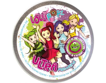 Ultra Plastelína Lollipopz, svietiace v tme, 50 g zelená