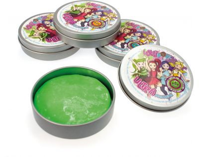 Ultra Plastelína Lollipopz, svietiace v tme, 50 g zelená