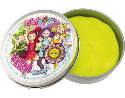 Ultra Plastelína Lollipopz, svietiace v tme, 50 g žltá