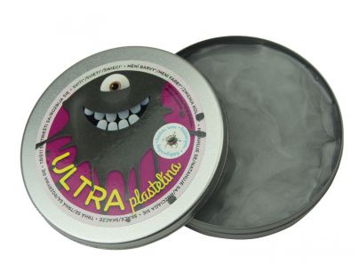 EP Line Ultra Plastelína Metalická 80 g Šedá