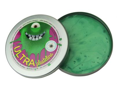 Ultra Plastelína Metalická 80g - Zelená