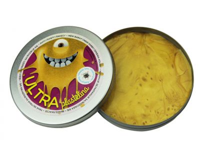 EP Line Ultra Plastelína Metalická 80 g Žlutá