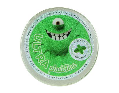 EP Line Ultra Plastelína s vôňou a glitrami Svietiaca v tme 50 g - čučoriedka - Poškodený obal