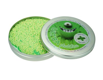 EP Line Ultra Plastelína s vôňou a glitrami Svietiaca v tme 50 g - čučoriedka - Poškodený obal