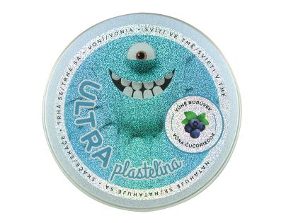 EP Line Ultra Plastelína s vôňou a glitrami Svietiaca v tme 50 g - Vanilka - Poškodený obal