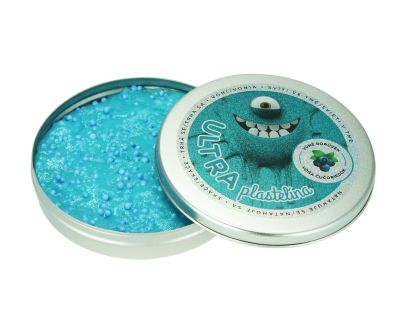 EP Line Ultra Plastelína s vôňou a glitrami Svietiaca v tme 50 g - Vanilka - Poškodený obal