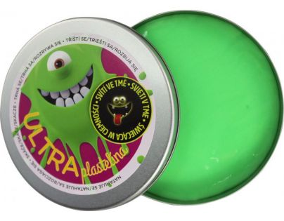 Ultra Plastelína svítící 50 gramů zelená