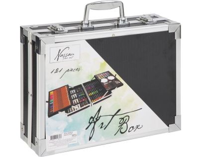 Umelecká sada v kovovom kufríku Fine Art