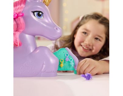 Unicorn academy česacia hlava rozkladacia na hrací set