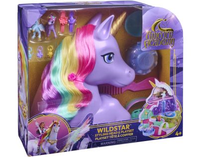 Unicorn academy česacia hlava rozkladacia na hrací set