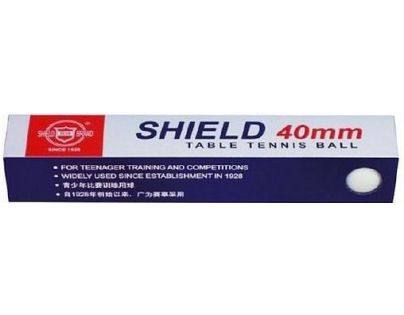 Unison Loptičky na stolný tenis Shield 4 cm bezšvové biele