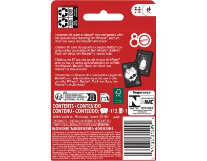 Uno 80. výročie Mattel