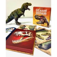 ÚŽASNÍ DINOSAURI - 3D MODEL - Zábavné encyklopédie, čítaj, uč sa a skladaj 2