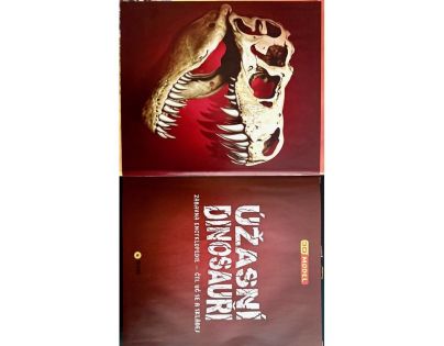 ÚŽASNÍ DINOSAURI - 3D MODEL - Zábavné encyklopédie, čítaj, uč sa a skladaj