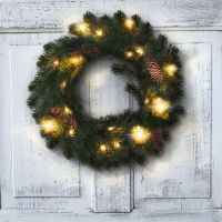 Solight Vianočný veniec priemeru 15 LED 40 cm - Poškodený obal 2