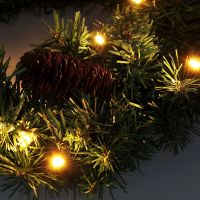 Solight Vianočný veniec priemeru 15 LED 40 cm - Poškodený obal 5