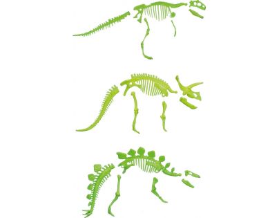 Vejce dinosaurus svítící skládačka  zelené
