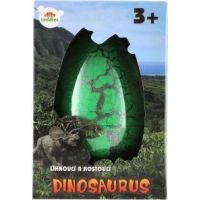 Vejce líhnoucí a rostoucí dinosaurus plast zelené 3
