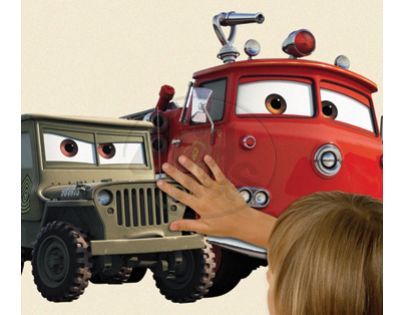 Velké dekorace na zeď CARS