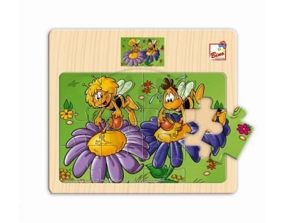 Bino 13613 - Dřevěné Puzzle - Včelka Mája