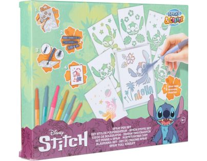 Veľká sada maľovania s fúkacími fixkami Stitch