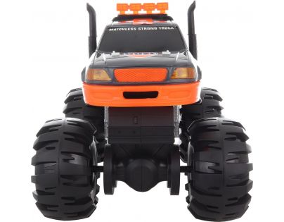 Veľké terénne auto 40 cm šedo-oranžové
