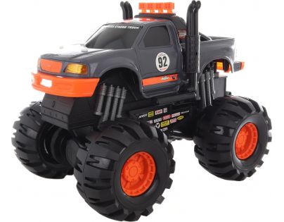 Veľké terénne auto 40 cm šedo-oranžové