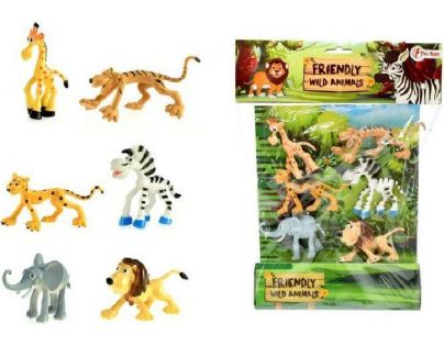 Veselá zvířátka Safari 6ks v sáčku