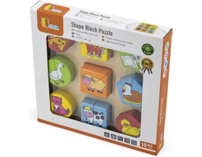Viga Drevené puzzle pre najmenších