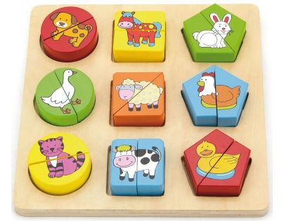 Viga Drevené puzzle pre najmenších