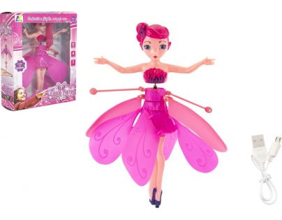 Víla lietajúce plast dobíjacie reagujúce na pohyb ruky s USB káblom