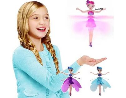 Víla lietajúce plast dobíjacie reagujúce na pohyb ruky s USB káblom