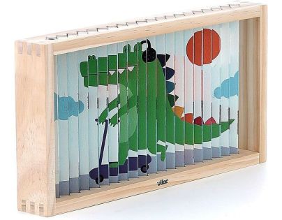 Vilac Drevená 4D skladačka Zvieratká