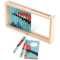 Vilac Drevená 4D skladačka Zvieratká 5