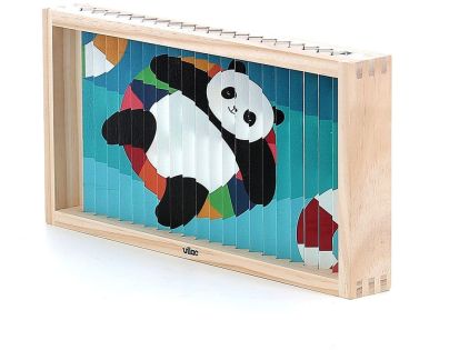 Vilac Drevená 4D skladačka Zvieratká