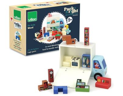 Vilac Drevená logická hra Nalož to správne! Sťahováci