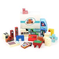 Vilac Drevená logická hra Nalož to správne! Sťahováci 3