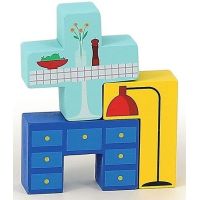 Vilac Drevená logická hra Nalož to správne! Sťahováci 5