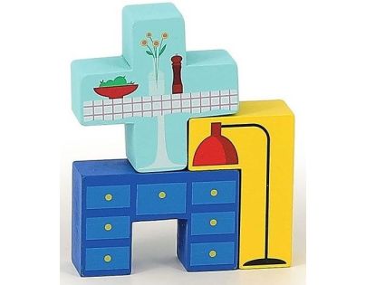 Vilac Drevená logická hra Nalož to správne! Sťahováci