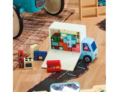 Vilac Drevená logická hra Nalož to správne! Sťahováci