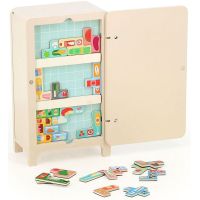 Vilac Drevená magnetická hra Ulož to správne! Chladnička 3