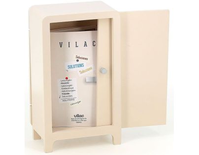 Vilac Drevená magnetická hra Ulož to správne! Chladnička