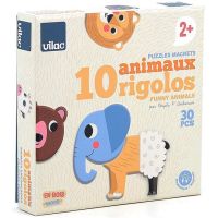 Vilac Drevené magnetky Legrační zvieratká 5