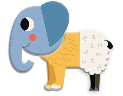 Vilac Drevené magnetky Legrační zvieratká