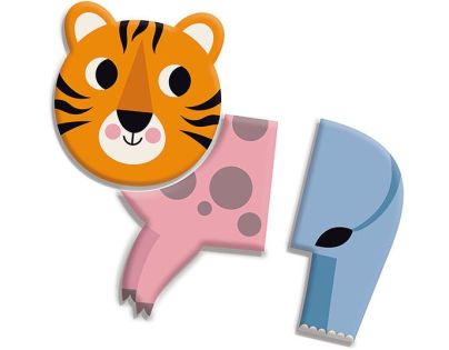 Vilac Drevené magnetky Legrační zvieratká