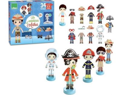 Vilac Magnetické oblékací puzzle Arturova dobrodružstvo