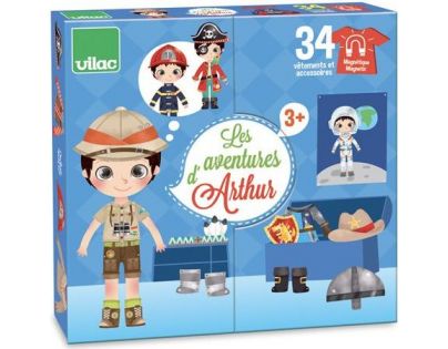 Vilac Magnetické oblékací puzzle Arturova dobrodružstvo