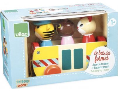 Vilac Ťahací autobus so zvieratkami