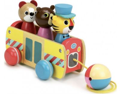 Vilac Ťahací autobus so zvieratkami