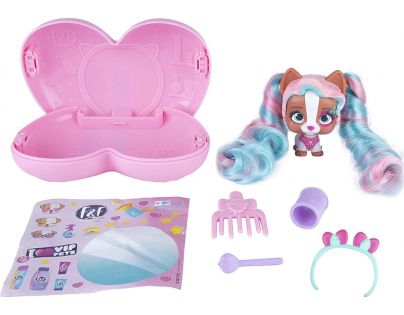 VIP Pets mini psík extra dlhé vlasy svetlo ružová